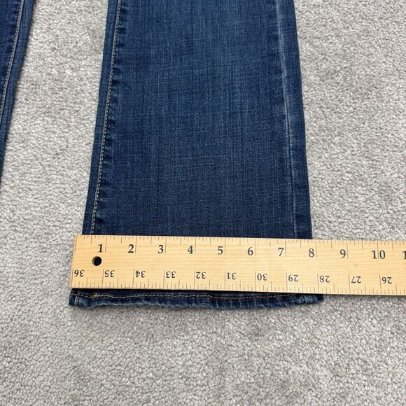 Levi's 725 High Rise Bootcut Denim Jeans Womens 26x30 Dark Wash Stretch Casual - Picture 11 of 15